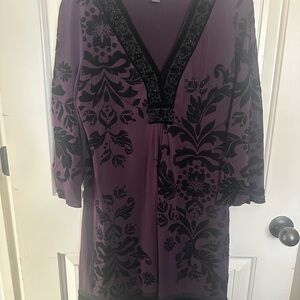 Hale Bob Deep Purple Tunic